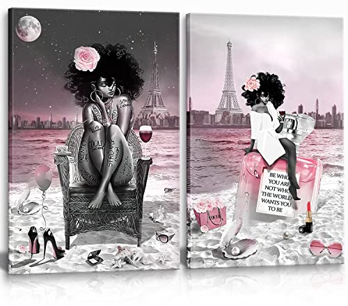 African 2 pieces unframed