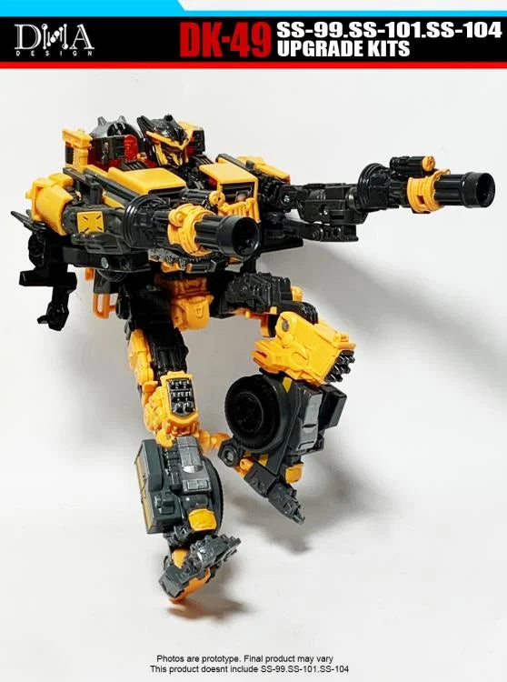 DNA Design DK 49 Upgrade Kit for SS Battletrap, Nightbird & Scourge - Transformers Toy Accessories for Enhanced Display & Customization - Perfect for Collectors & Action Figure Enthusiasts