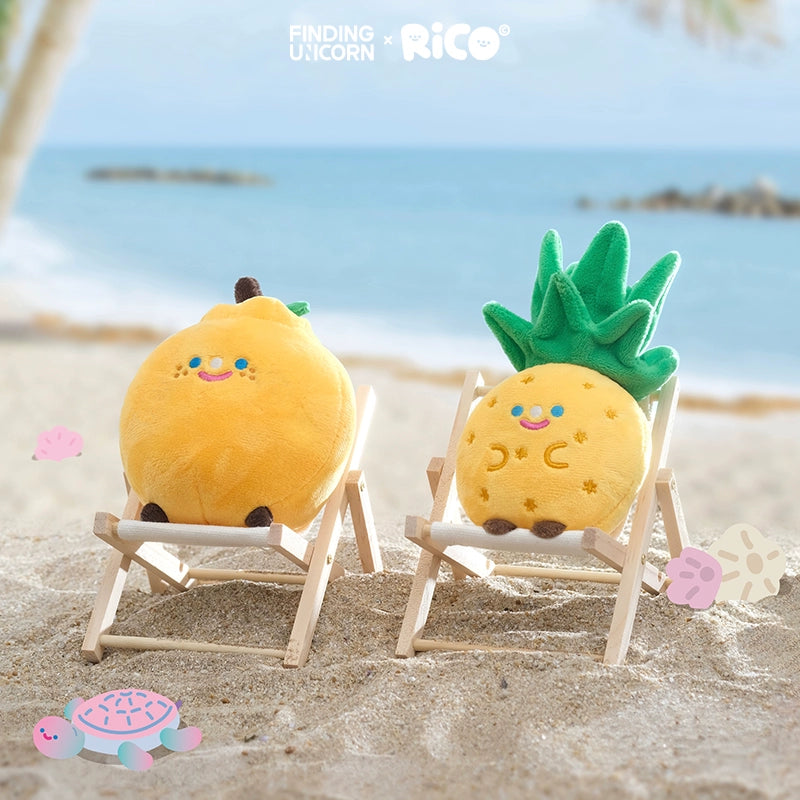 F.UN RiCO Happy Fruit Together Series Plush Pet Toy Blind Box - Cute Collectible Stuffed Animal for Dogs, Cats & Home Decor