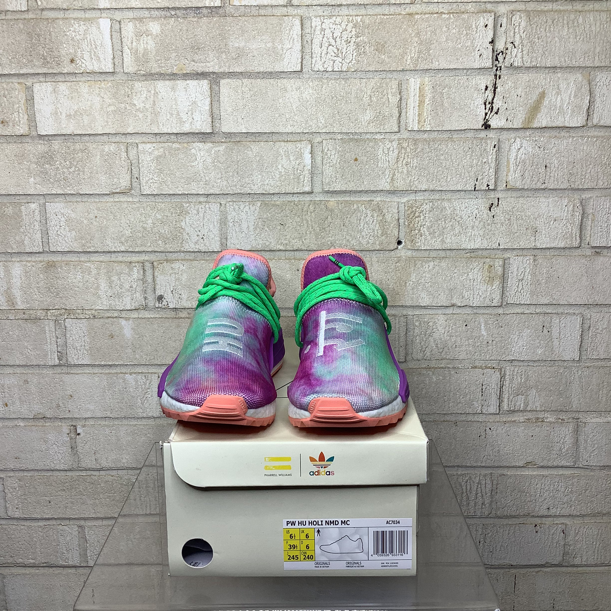 Adidas Human Race NMD Pharrell Williams Holi Festival Sneakers - Size 6.5 (AC7034) | Running, Casual Wear & Street Style Fashion for Men
