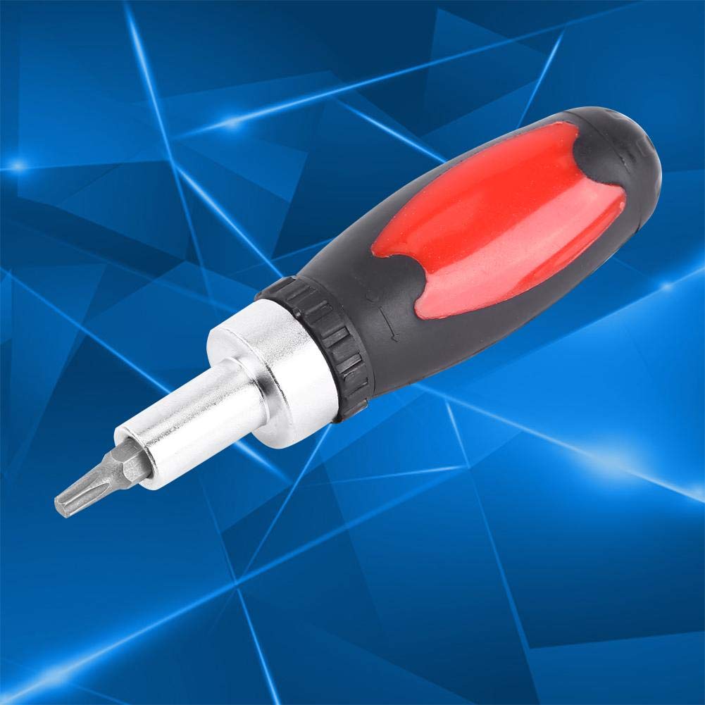 10-Piece Interchangeable Screwdriver Set with Magnetic Bits - Manual Screwdriver for Phillips, Flat, Star & Hex Screws - Perfect for Home Repairs, DIY Projects & Electronics Maintenance