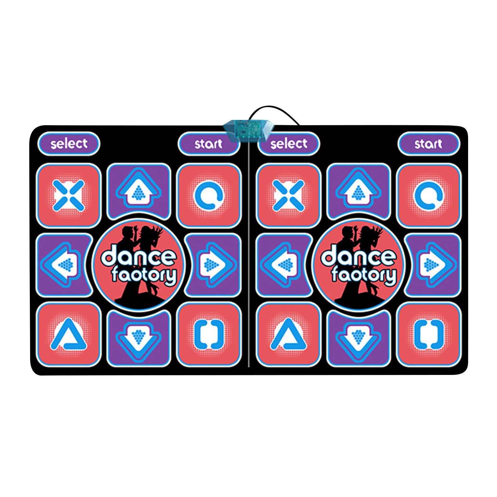 FengLS Double Dance Blanket - Electronic Dancing Pad with Wireless Handle, Smart Game Dance Mat for Yoga & Fitness - Perfect for Home Workouts, Kids Play & Interactive Dance Games