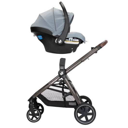 Maxi Cosi Zelia2 Luxe Travel System - Lightweight Stroller & Infant Car Seat Combo for Safe & Comfortable Baby Travel | Perfect for Newborns, Airports, Shopping & Daily Outings