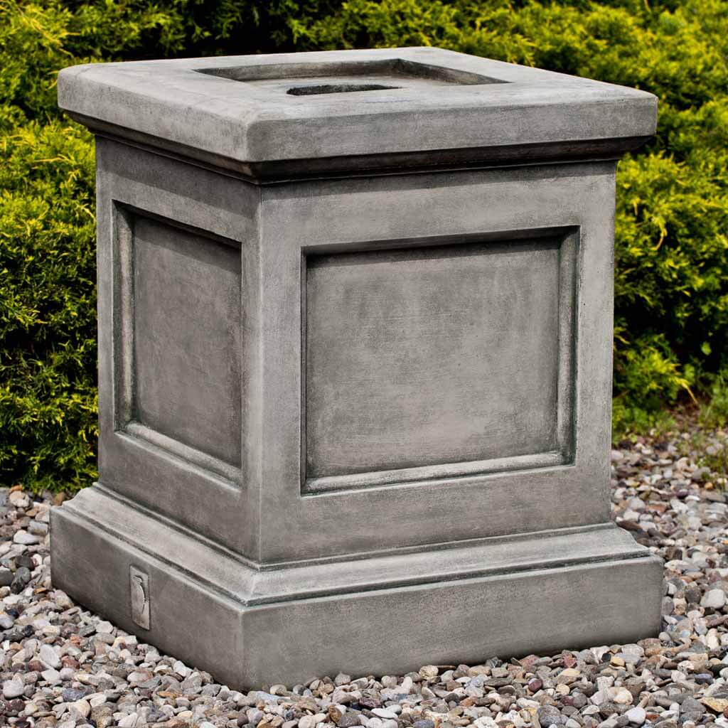 Campania International St Louis Urn with Pedestal - Elegant Outdoor Garden Urn for Patio, Lawn & Cemetery Decor