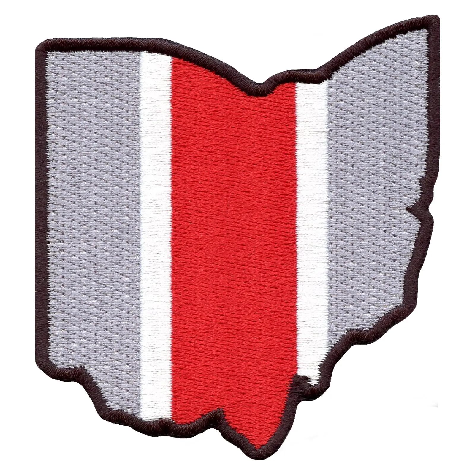 Ohio State Buckeyes College Football Embroidered Iron-On Patch - Perfect for Jerseys, Hats, and Fan Gear
