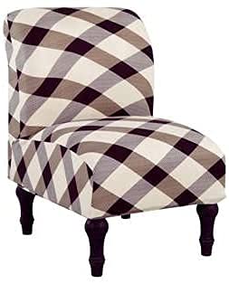 Stretch Armless Chair Slipcover - Washable Single Sofa Cover, Removable Furniture Protector for Dustproof Office & Living Room Chairs - Perfect for Home, Hotel & Workspace (Color: E)