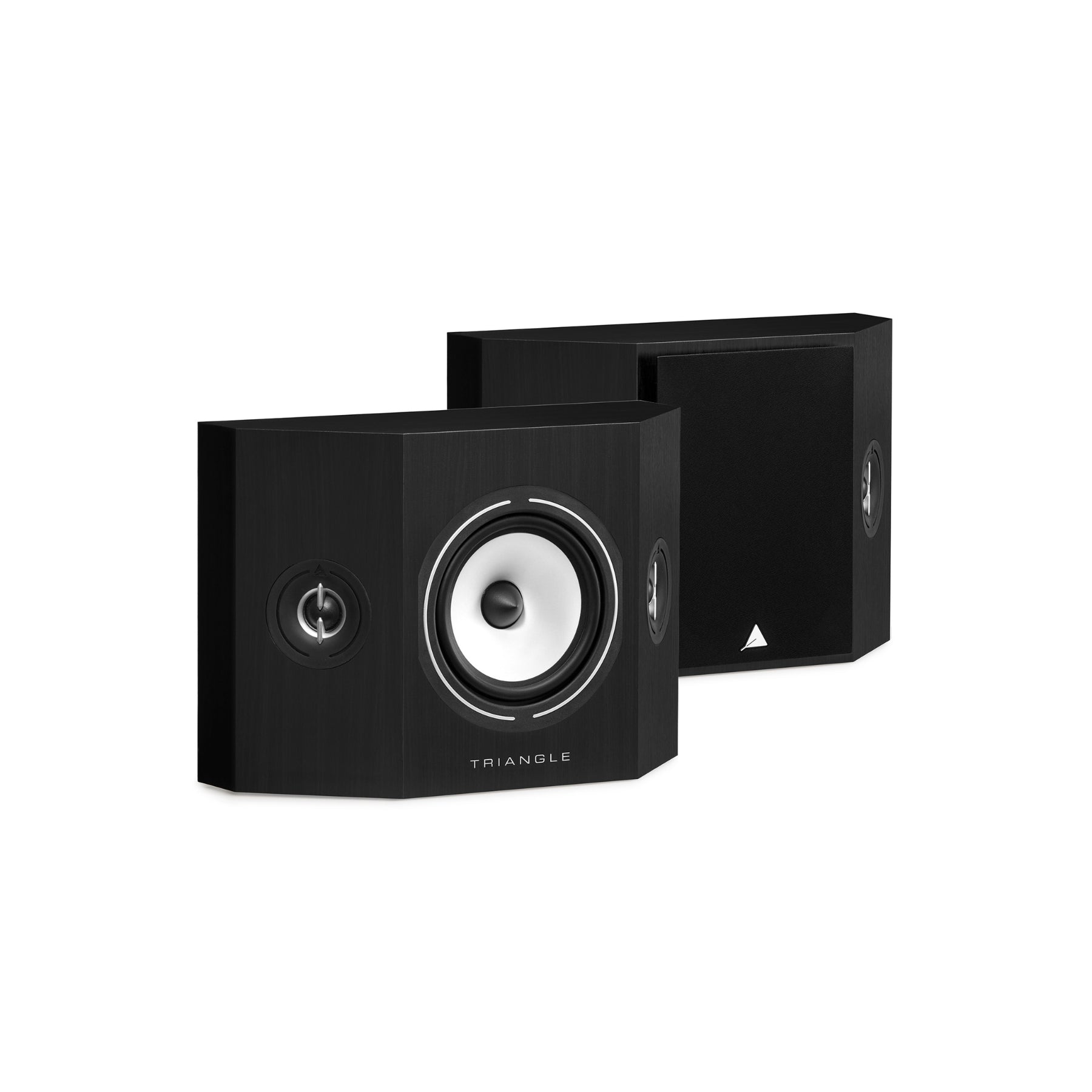 BRS1 Triangle Surround Sound Speakers - 360° Immersive Audio for Home Theater Systems (Pair) | Perfect for Movie Nights, Gaming & Music Listening