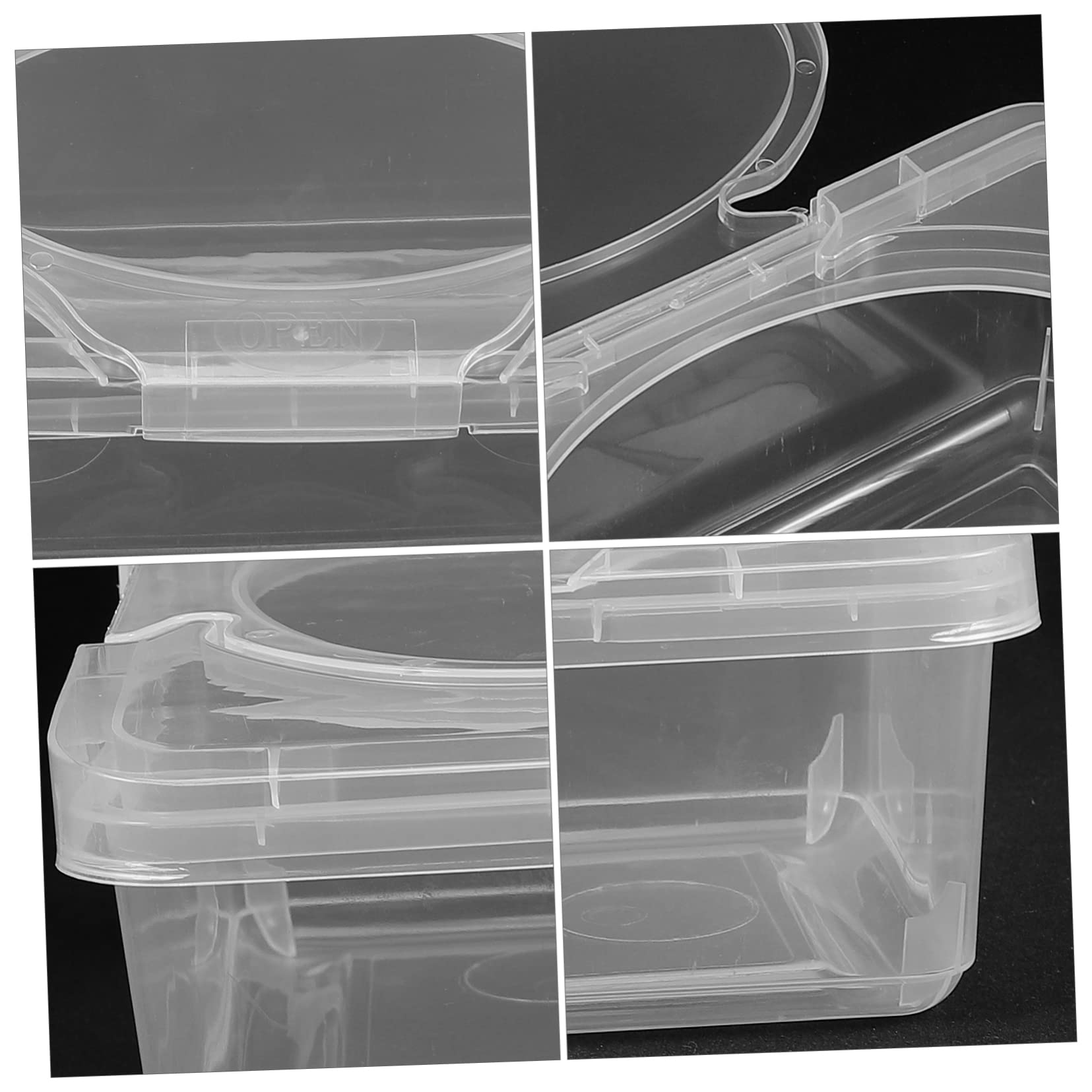 CULPRT Baby Wipe Holder 8-Pack - Transparent PP Wipe Dispenser Box for Nursery & Home (19.5x12.5x7.5cm) - Perfect for Diaper Changing Stations, Baby Care Essentials & Organized Nursery Decor