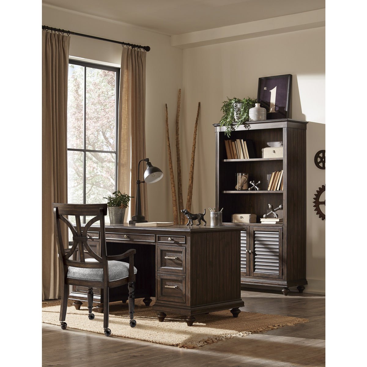Cardano Collection Bookcase - Stylish Wooden Bookshelf for Home & Office Organization | Perfect for Living Room, Bedroom, or Study Room Decor
