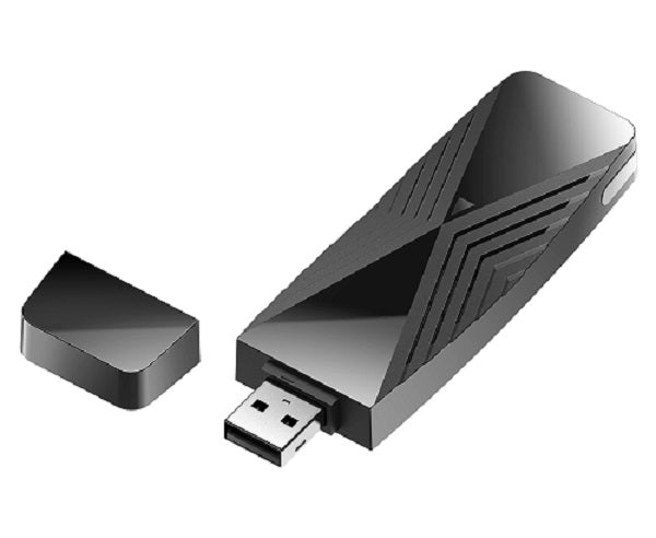 D-Link DWA-X1850 AX1800 Wi-Fi 6 USB Adapter - High-Speed Wireless Network Adapter for PC/Laptop, Dual Band 2.4GHz/5GHz, Easy Plug & Play - Perfect for Gaming, Streaming & Home Office