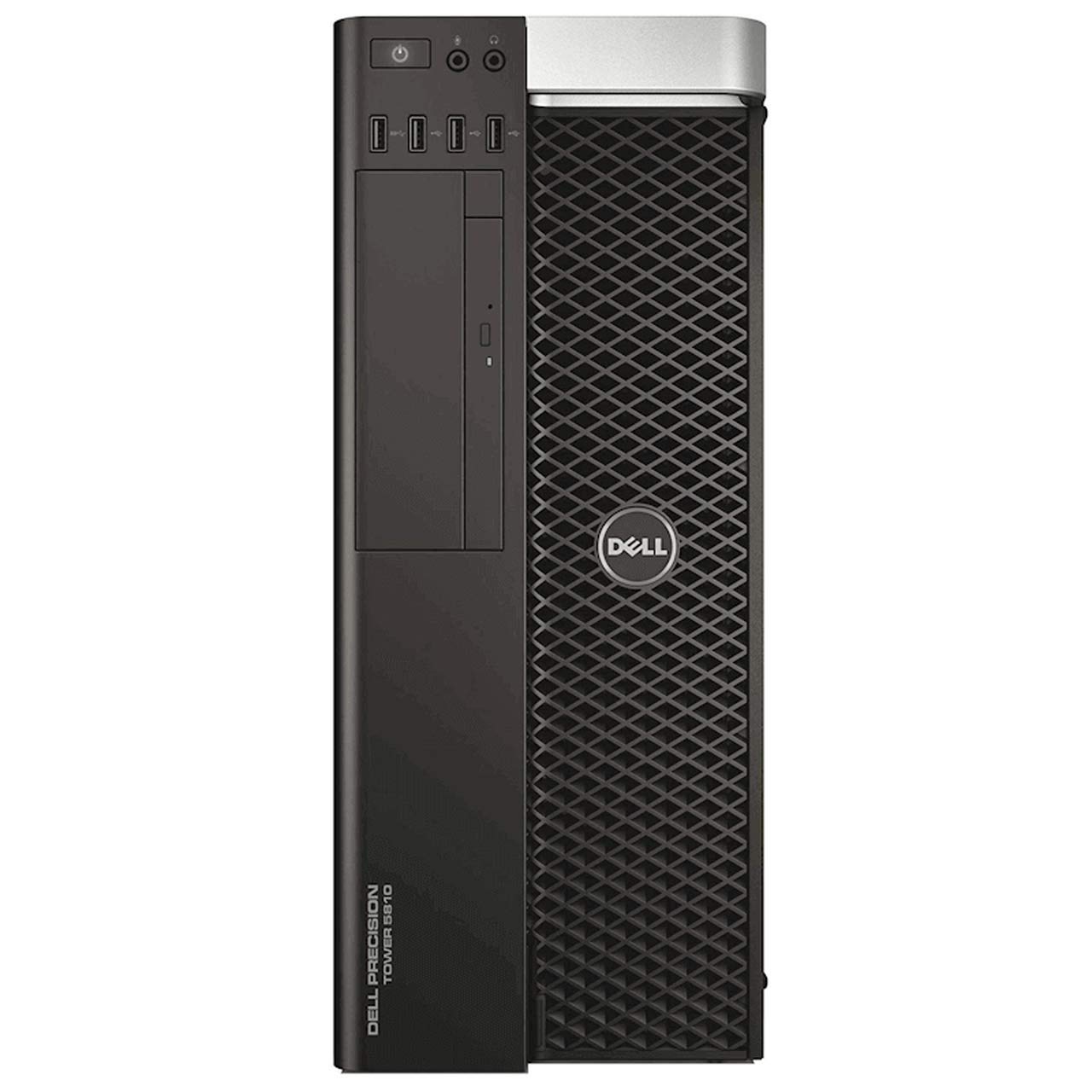 Refurbished Dell Precision T5810 Mid-Tower Workstation - Intel Xeon E5-1620 v3 3.5GHz Quad-Core, 32GB DDR4 RAM, 256GB SSD, NVIDIA NVS310, Win 10 Pro | Ideal for CAD, 3D Modeling, Video Editing & Business Computing