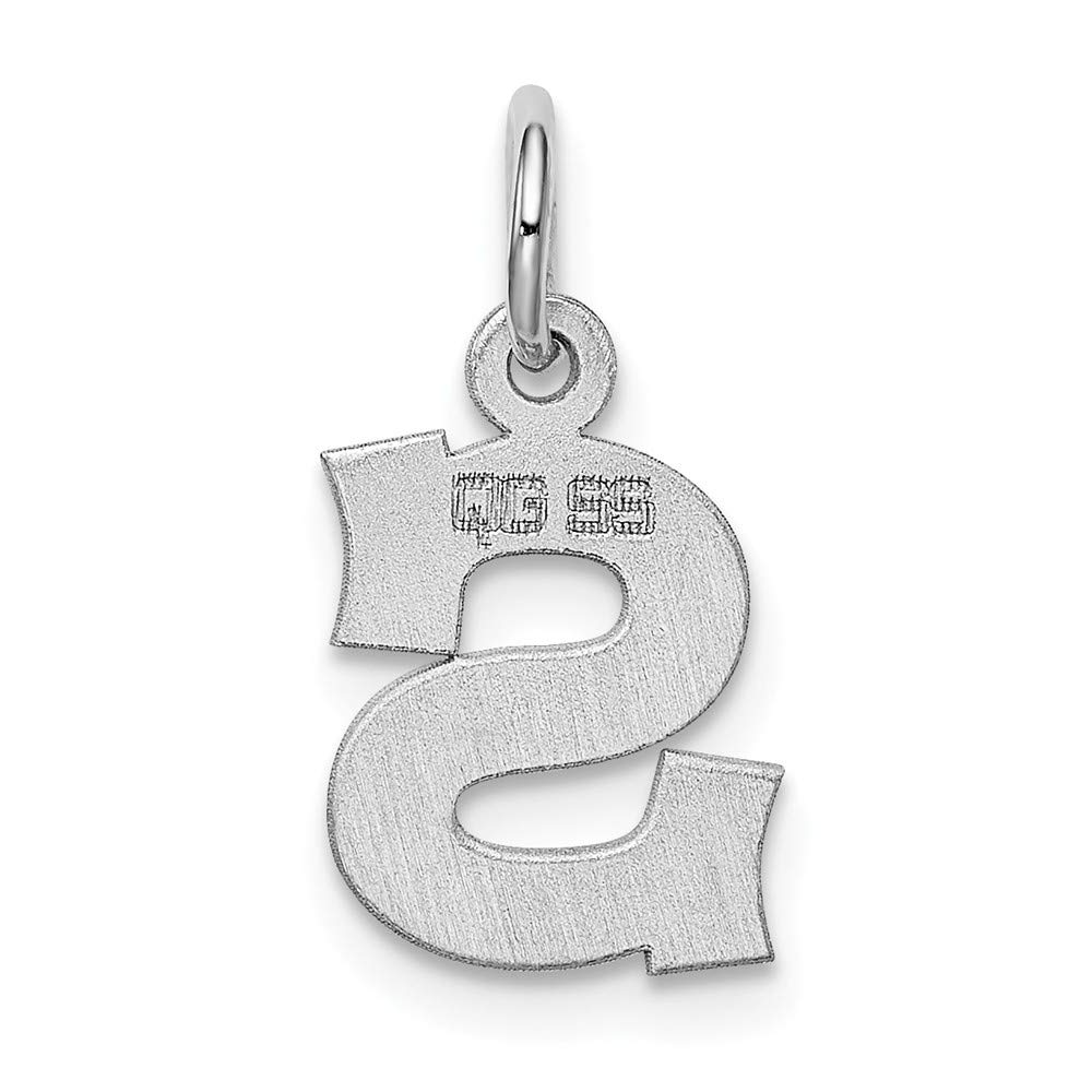 Sterling Silver Small Block Initial A Charm - Personalized Jewelry for Women, Monogram Necklace Pendant - Perfect for Gifts, Birthdays, Anniversaries & Everyday Wear