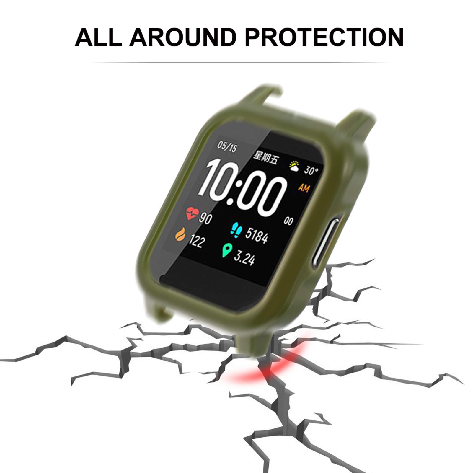 1pc Stylish PC Protective Case for Watches - Durable Watch Cover, Shell & Frame Accessory | Perfect for Smartwatch Protection & Travel Use
