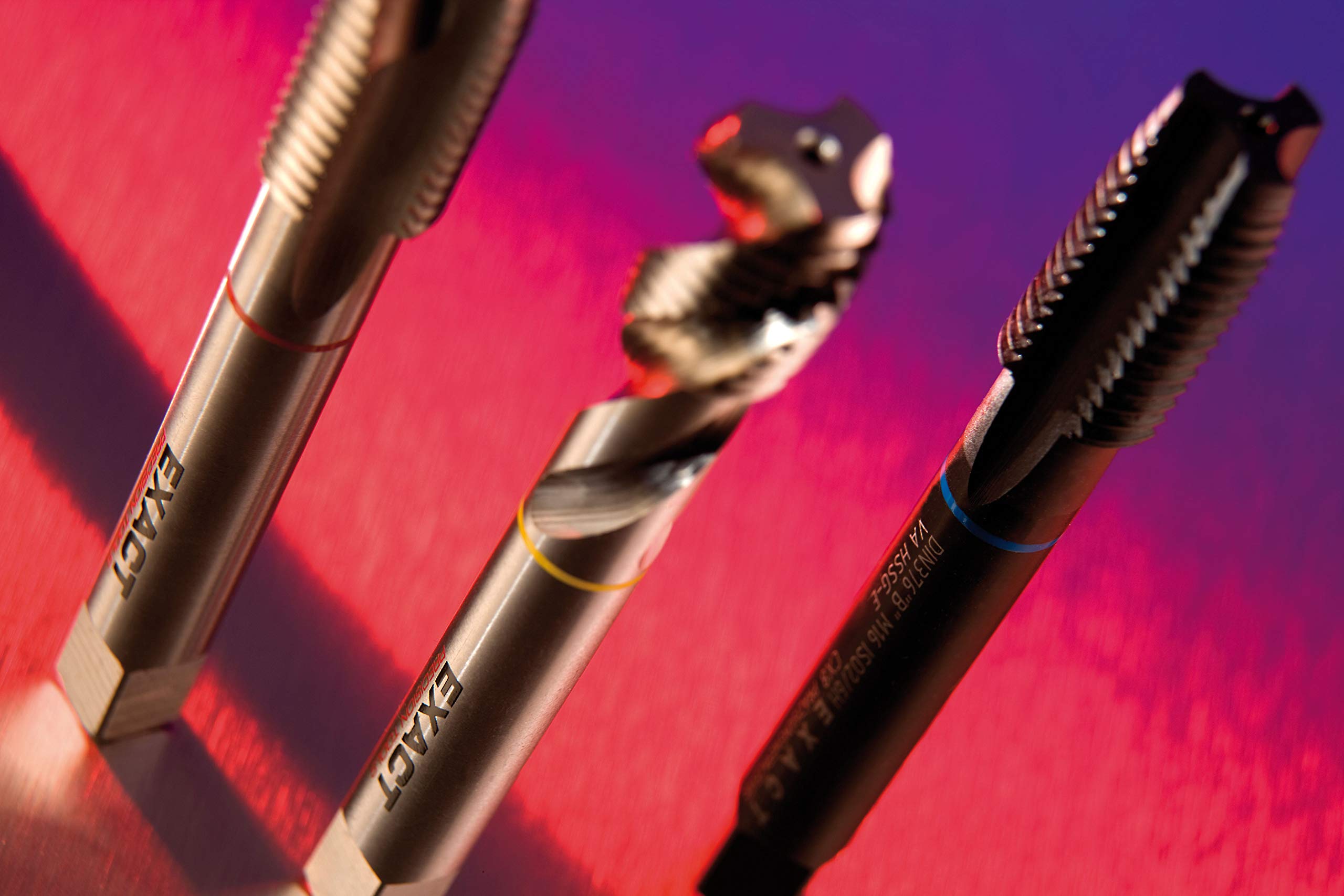 EXACT 2518 High-Speed Steel Machine Tap Drill Bit - Precision Threading for Metal, Wood & DIY Projects