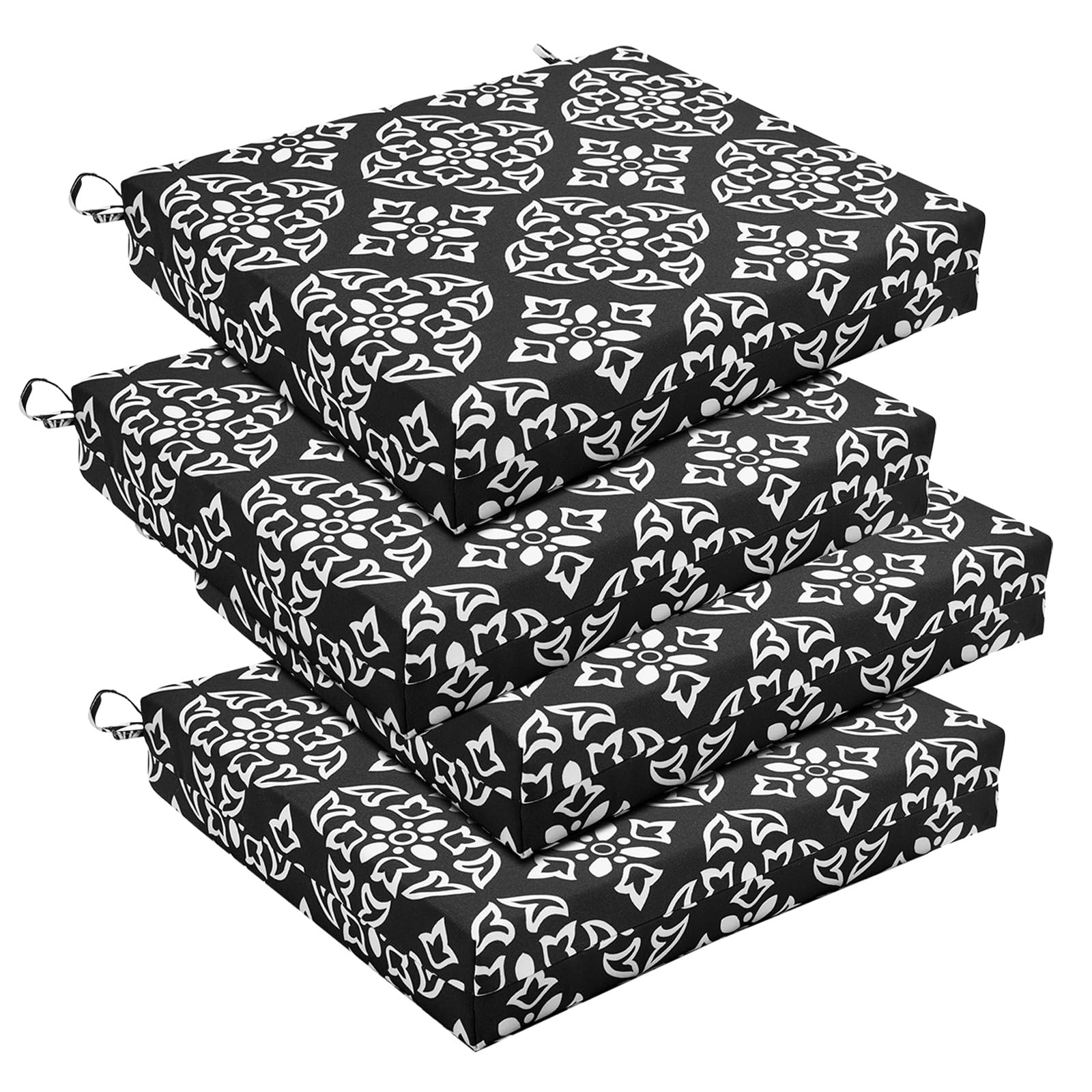 Premium Waterproof Outdoor Chair Cushions Set of 4 - 18.5