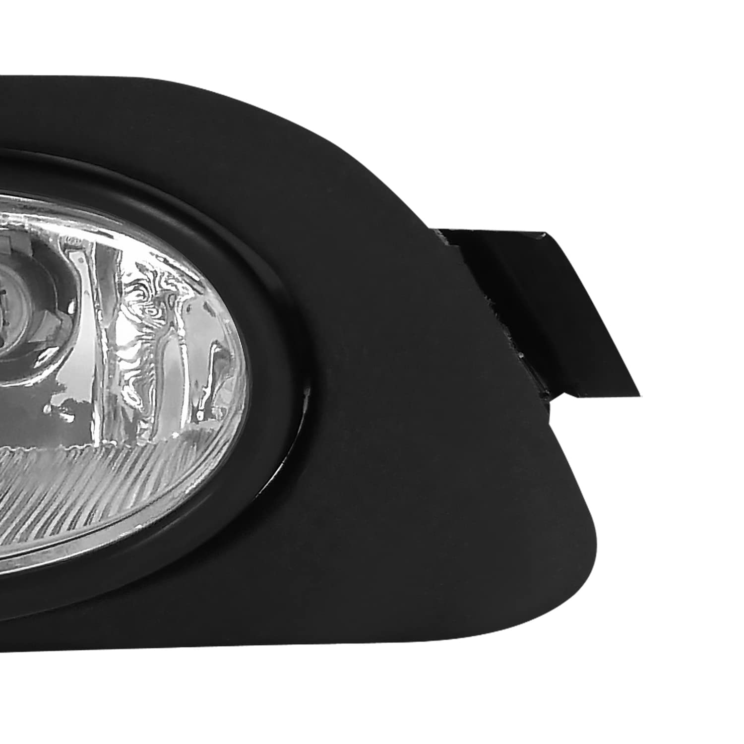 Spec-D Tuning Chrome Halo LED Projector Headlights & Fog Lights Grille - Compatible with 2001-2003 Honda Civic 2/4 Door (Left + Right Pair Headlamp Assembly) - Upgrade for Night Driving & Enhanced Visibility