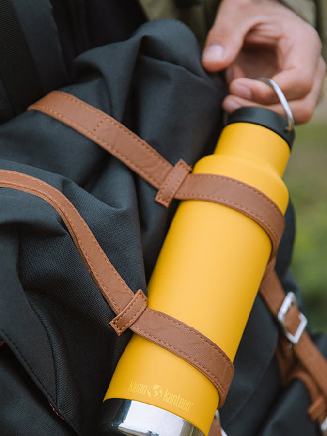 Klean Kanteen Loop Cap With Bale - Stainless Steel Water Bottle Lid for Outdoor, Hiking, and Travel - Eco-Friendly & Leak-Proof