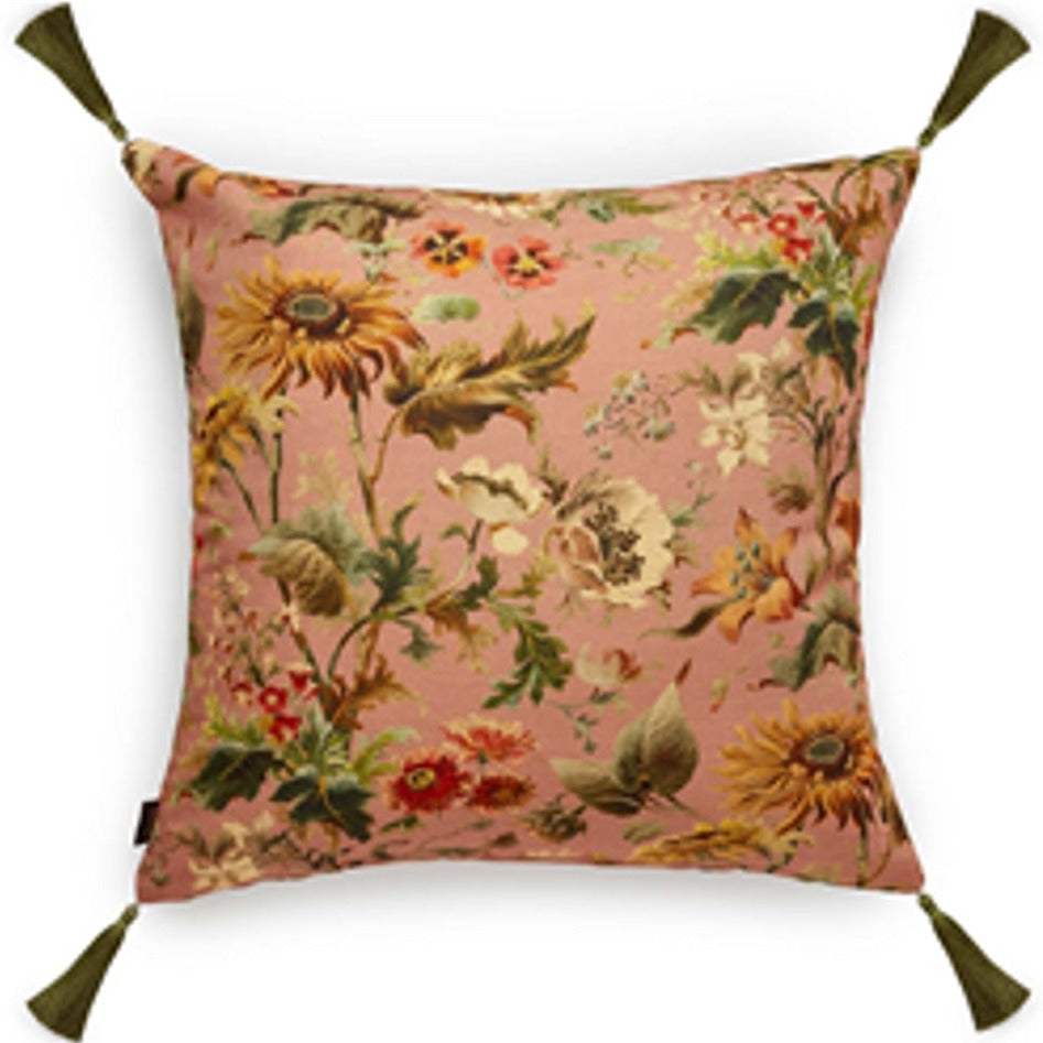 **Avalon Soft Pink 60x60cm Decorative Throw Pillow - Perfect for Sofa, Bed, and Home Decor**