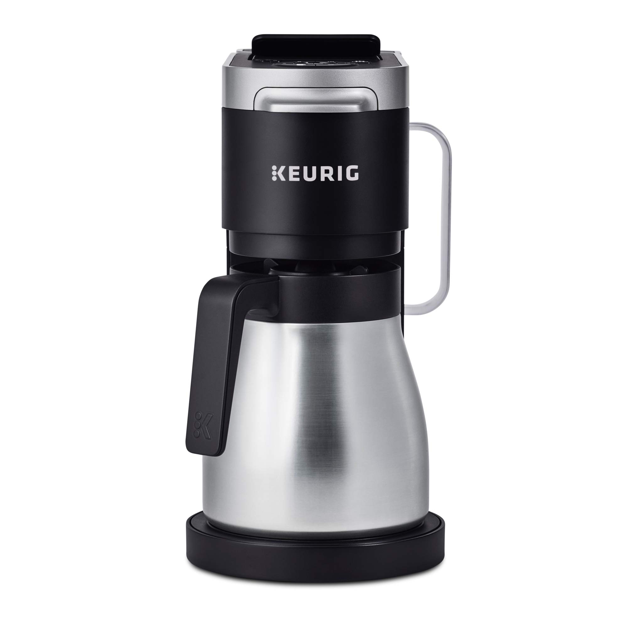 Keurig K-Duo Plus Single Serve & Carafe Coffee Maker Bundle - 12oz & Carafe Coffee Brewer with Hot Water Dispenser for Home & Office Use