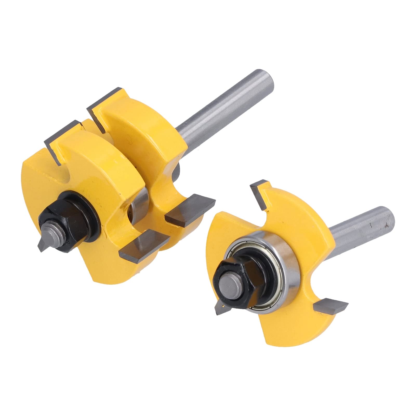 Groove Router Bit Set - 8mm Shank Adjustable Milling Cutter with 3 Teeth T-Shape for Woodworking | Perfect for Cabinet Making, Furniture Crafting & DIY Wood Projects