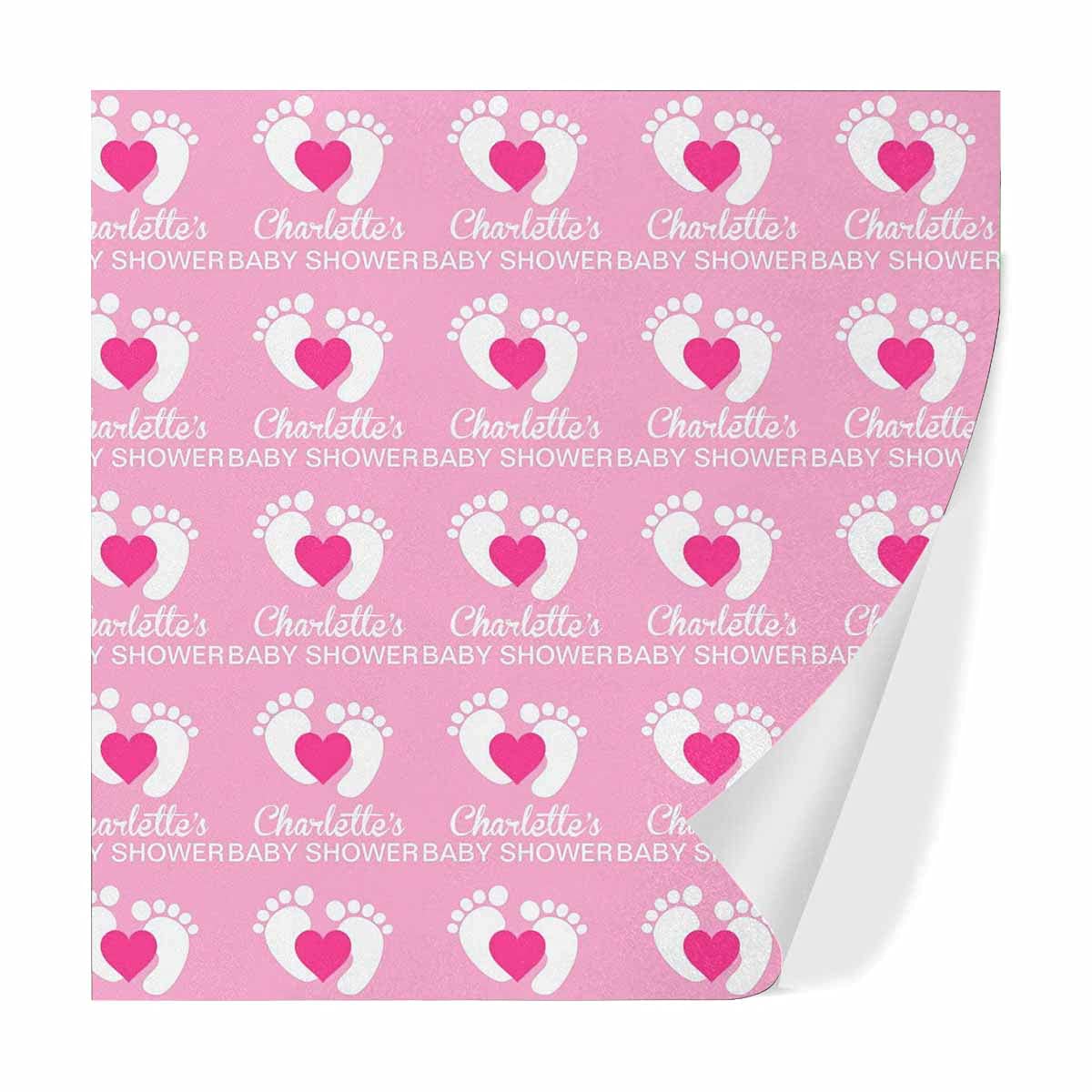 Personalized Christmas Wrapping Paper - Pink Reversible Gift Wrap for All Occasions (3 Rolls, 58x23 inches) | Perfect for Holiday Gifts, Birthday Presents & Party Decorations