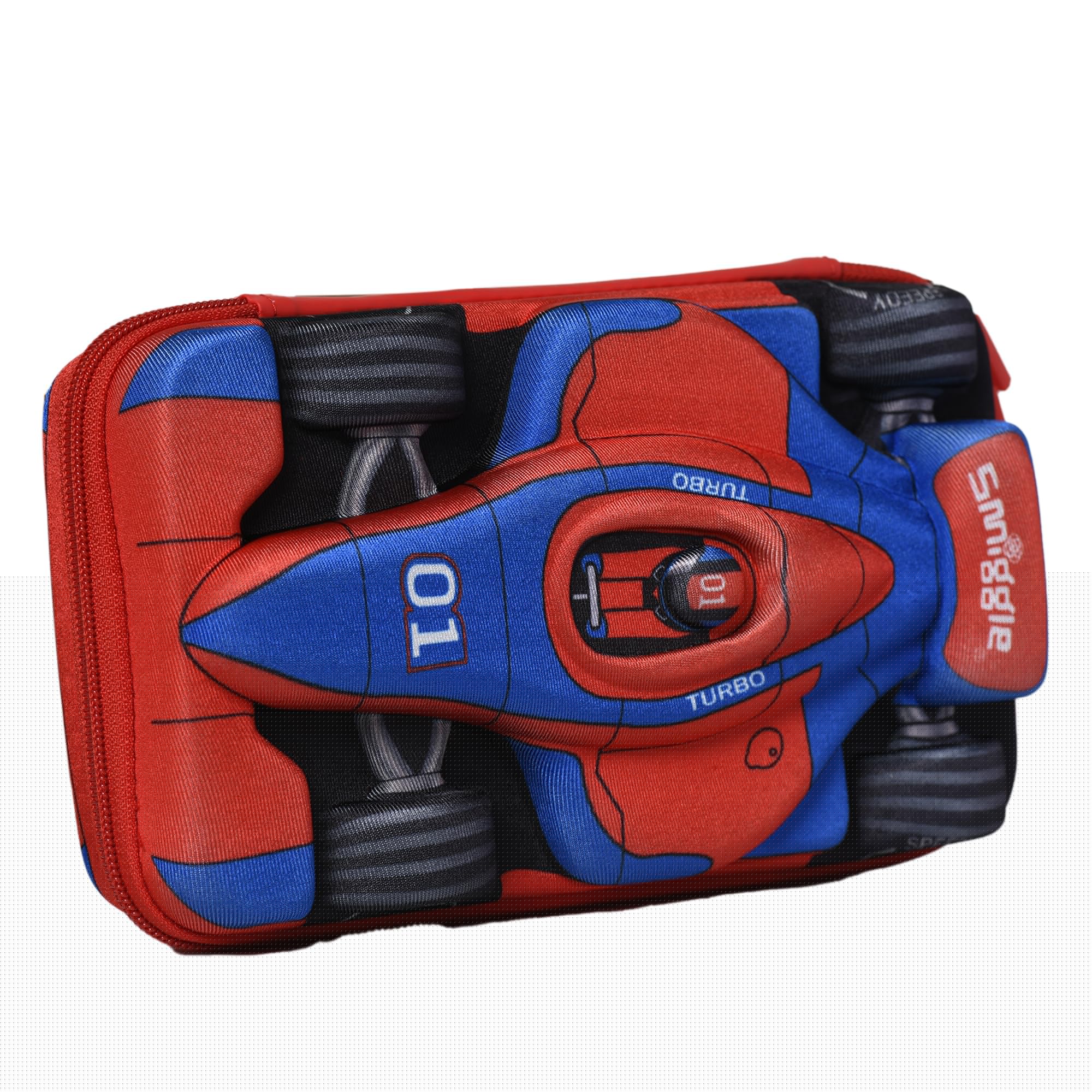 SMIGGLE Kids' Racing Car Hardtop Pencil Case - Durable School Pouch for Boys & Girls - Perfect for School Supplies, Art Tools & Stationery Organization - Great Gift for Students