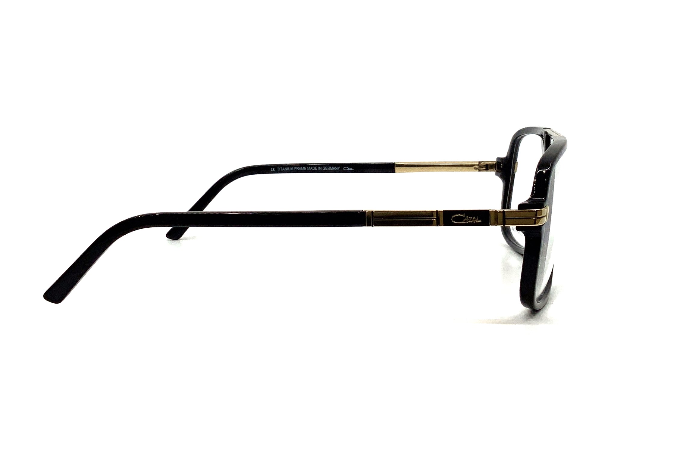 Cazal 6026 Sunglasses for Men & Women - Black/Gold Frame with UV Protection - Perfect for Outdoor Sports, Driving & Fashion Accessories