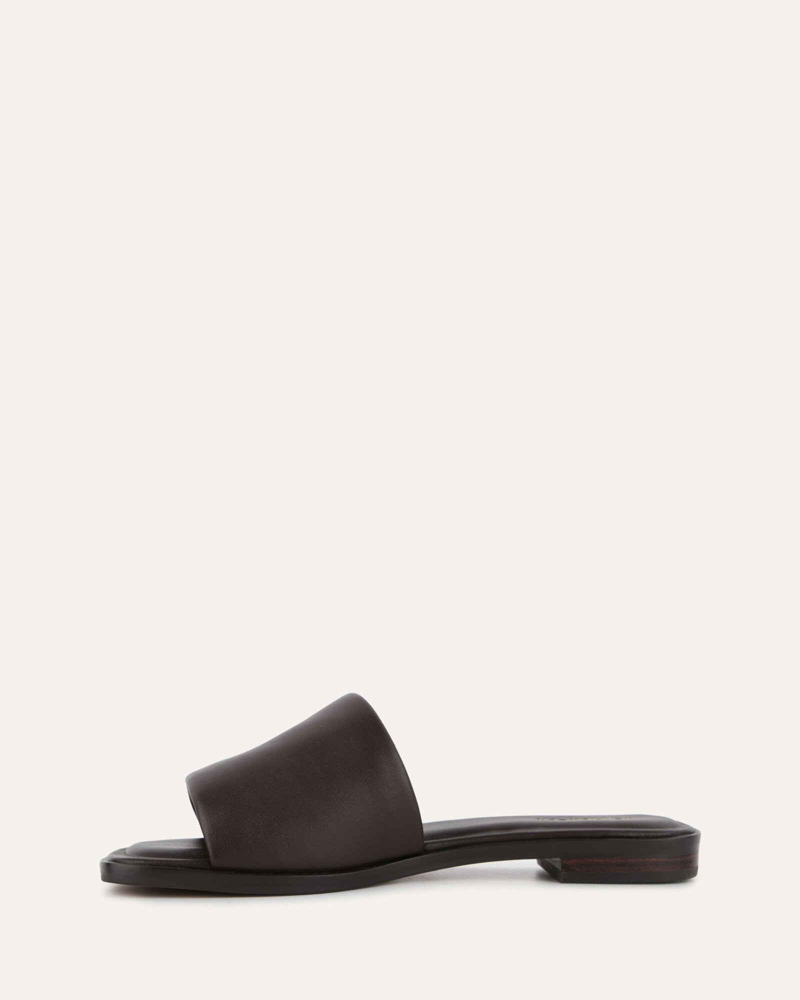 Picasso Flat Slide Sandals - Genuine Cacao Leather Comfortable Slides for Women & Men | Casual Summer Shoes for Beach, Pool, and Everyday Wear