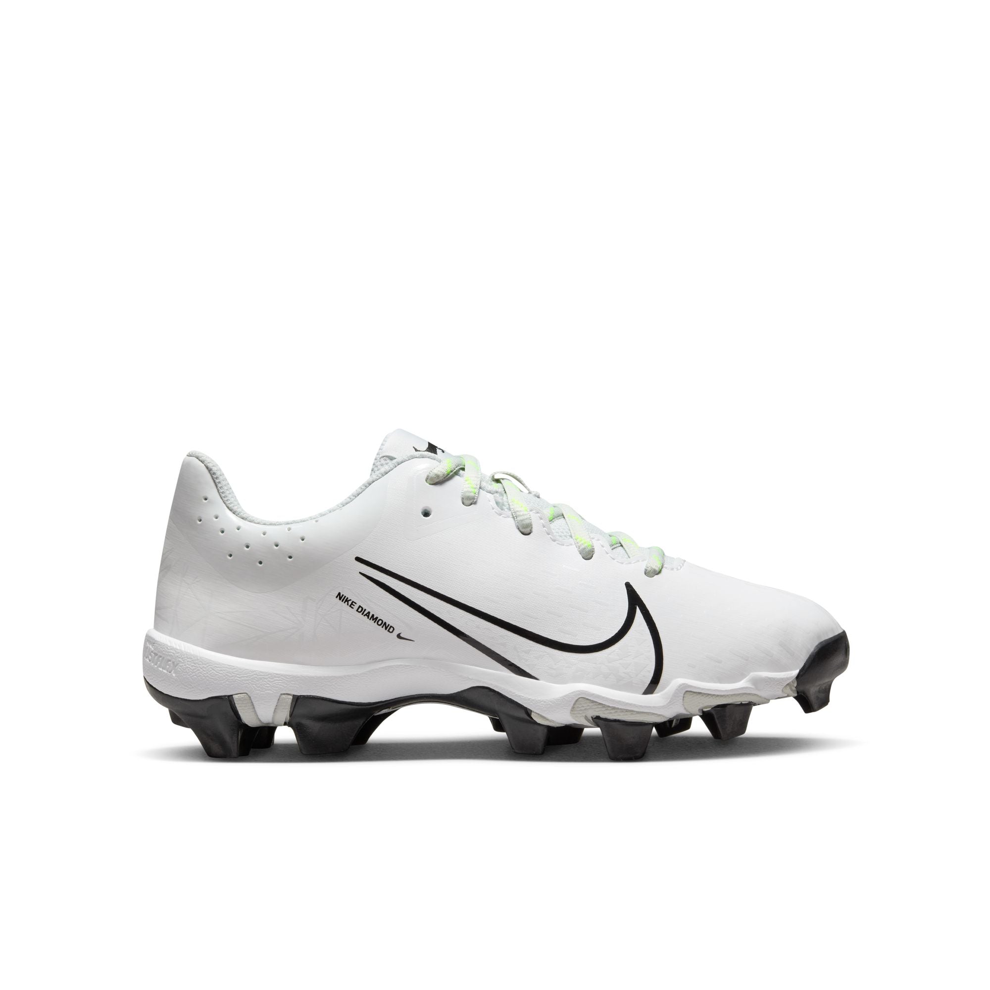 Nike Youth Hyperdiamond 4 Keystone Softball Cleats for Boys & Girls - Lightweight Baseball Shoes with Rubber Cleats for Traction - Perfect for Little League, Fastpitch Softball & Field Sports