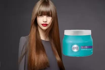 Best Hair Spa Smoothing Cream Bath for All Hair Types - 490g | Deep Conditioning Treatment for Dry, Damaged & Frizzy Hair - At-Home Salon Quality Hair Care for Soft, Shiny & Manageable Locks