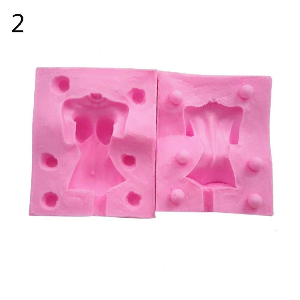 Sexy Lady Silicone Body Mold - 3D Doll Leg Fondant Mold for Chocolate, Biscuit, Sugar Craft, Ice, and Cake Decorating - DIY Baking Tools for Aromatherapy Plaster & Clay - Perfect for Wedding, Birthday, and Party Desserts