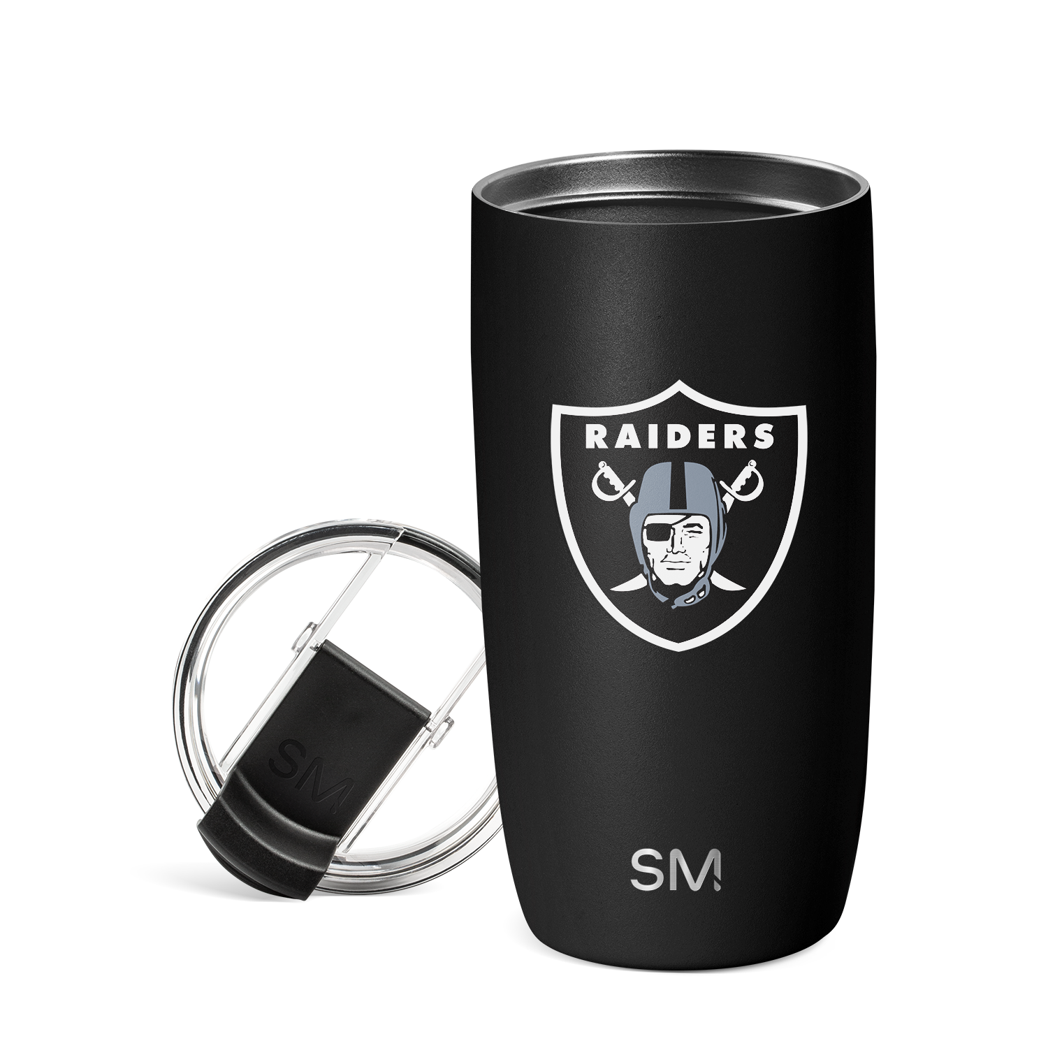 NFL Voyager Tumbler with Clear Flip Lid & Straw - 20oz Insulated Stainless Steel Water Bottle for Football Fans - Perfect for Game Day, Workouts & Outdoor Activities