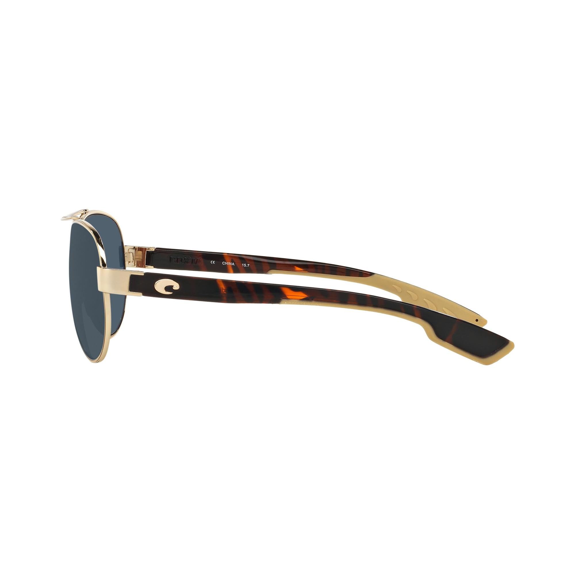 Costa Del Mar Women's Loreto Aviator Polarized Sunglasses - 100% UV Protection, Size 56, 580P Lens - Perfect for Driving, Fishing & Outdoor Activities