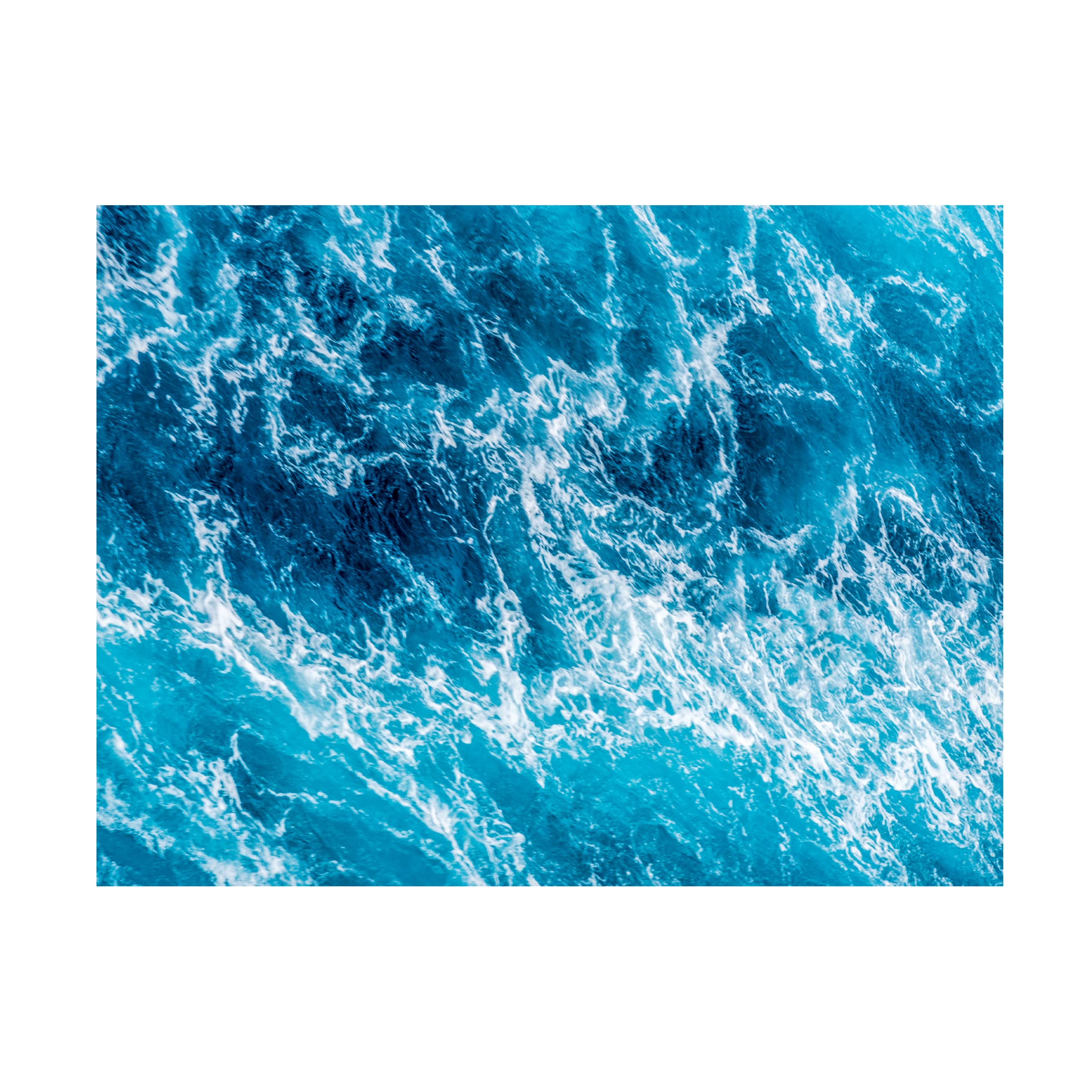 Turbulent Tasman Sea III Canvas Wall Art Print by Eva Bane - Ocean Wave Painting for Living Room, Bedroom & Office Decor