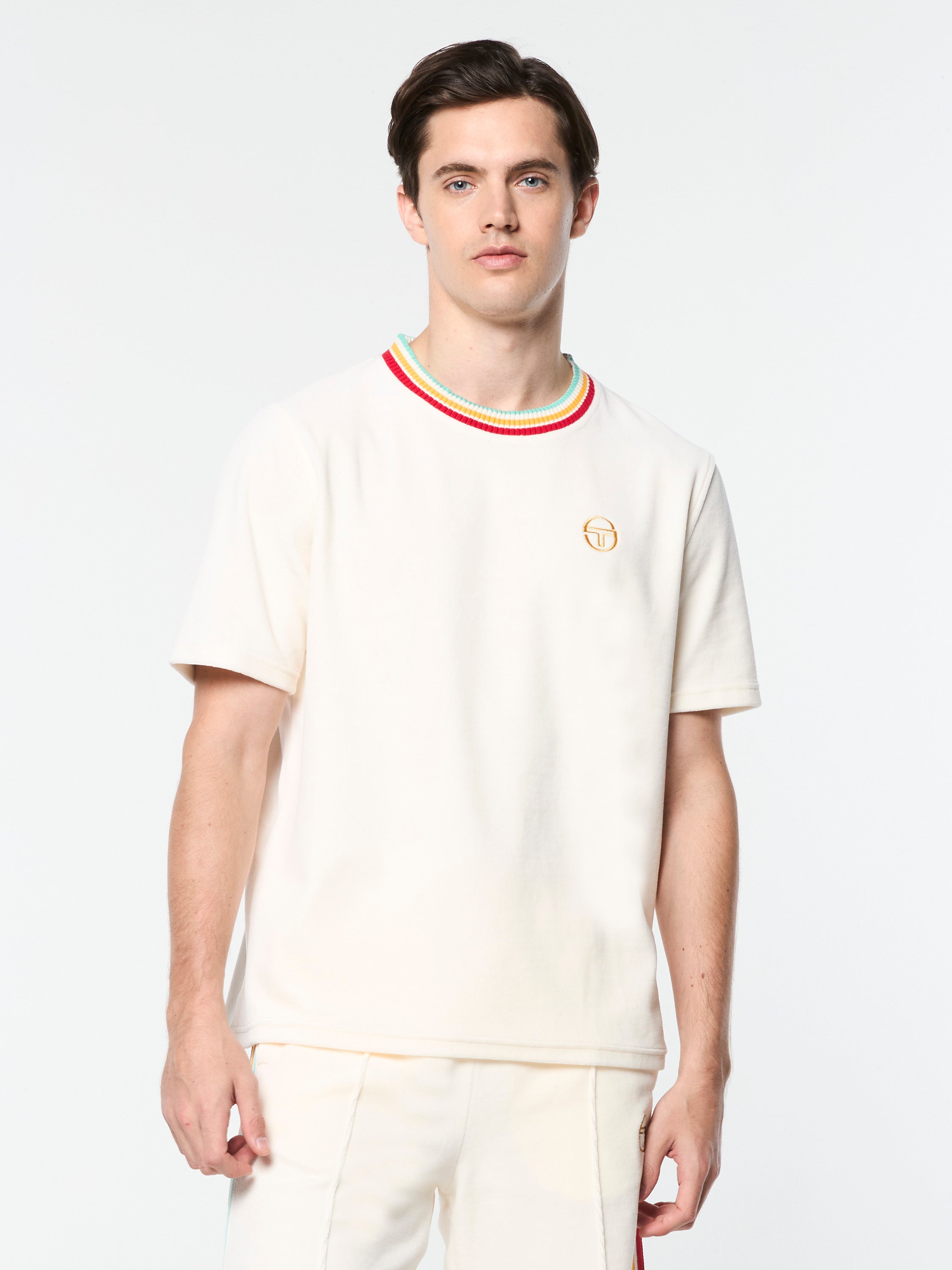 Premium Slice T-Shirt for Men & Women - Stylish Gardenia & Gold Design | Casual Wear, Street Fashion, Everyday Outfit