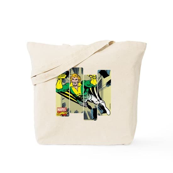 Banshee Comic Panel Tote Bag - Natural Canvas Reusable Shopping Bag for Groceries, Books & Beach - Eco-Friendly Cotton Tote with Comic Print - Perfect for Work, School & Daily Use