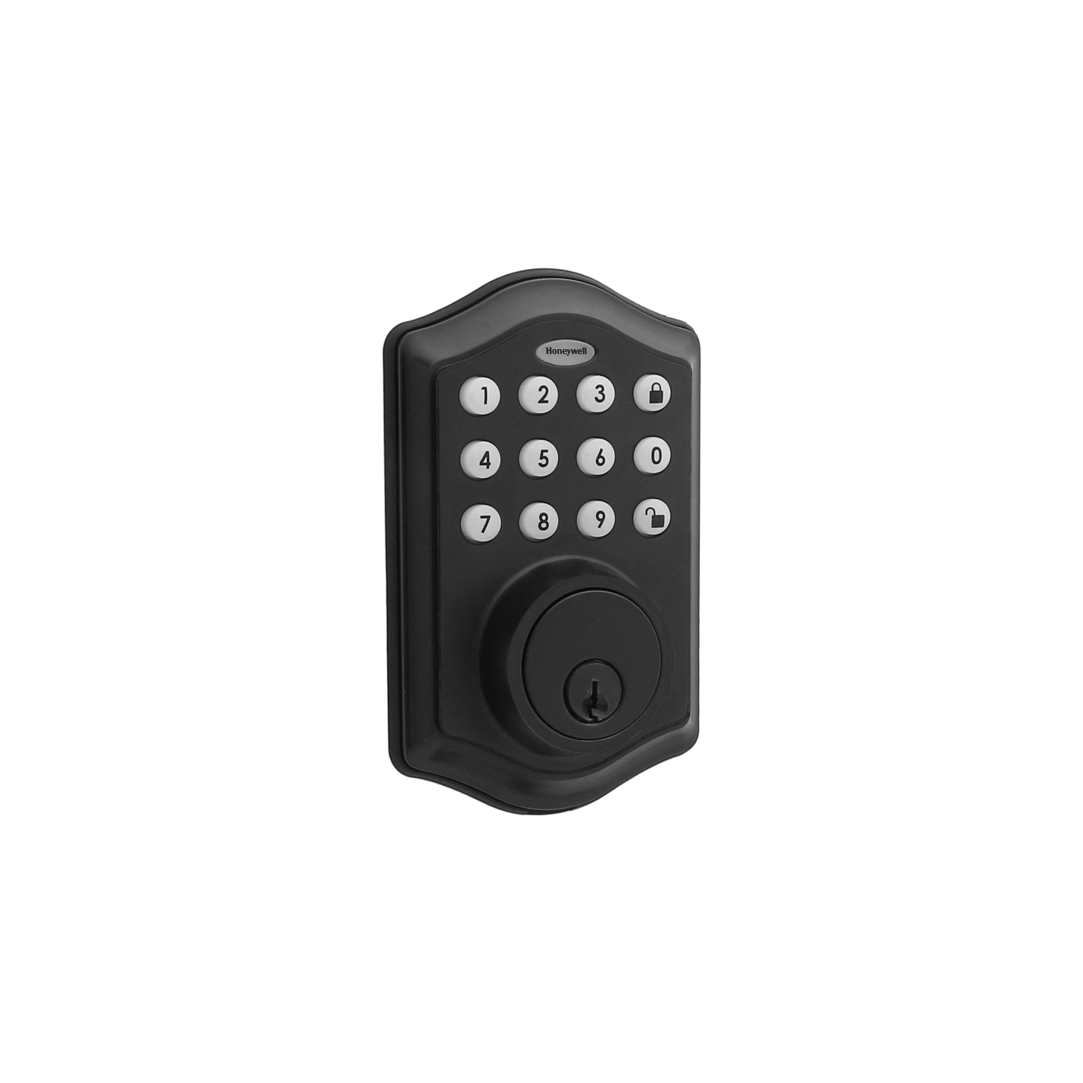 Honeywell 8712509 Smart Electronic Deadbolt Door Lock with Keypad - Matte Black Finish | Keyless Entry, Secure & Easy Installation | Perfect for Homes, Apartments & Offices