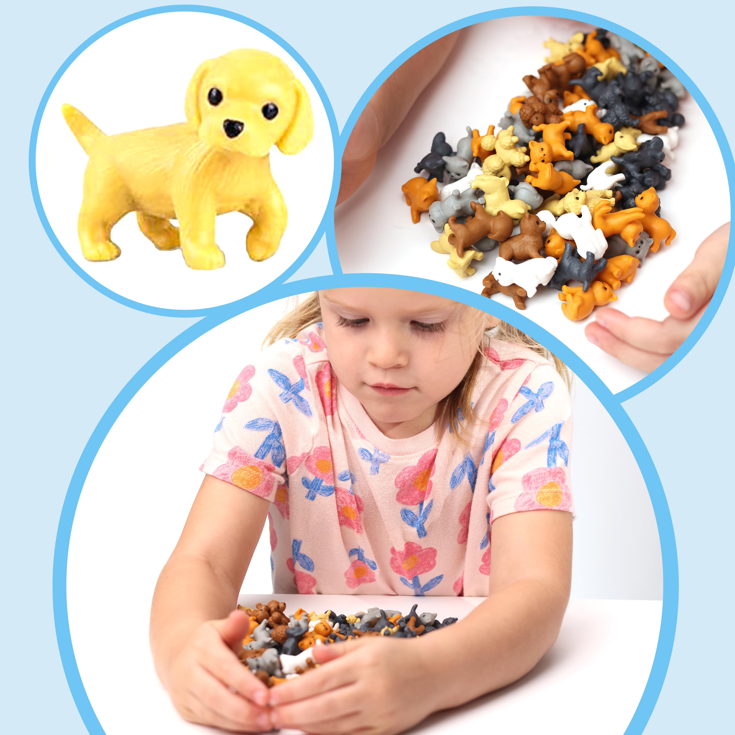 50 Pcs Pet Figurine Toys in 1.1