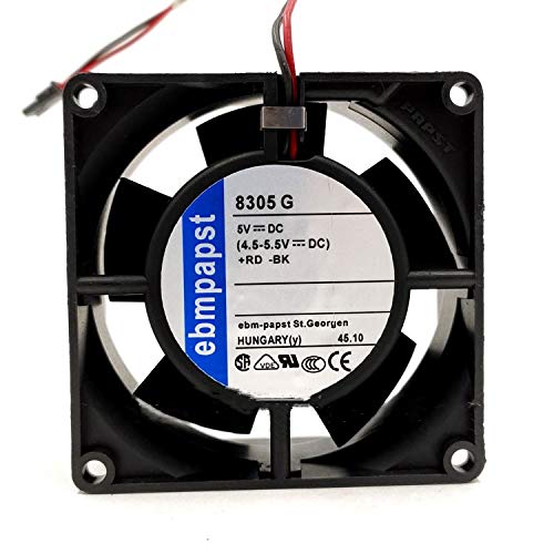 5V 80mm Cooling Fan - 80x80x32mm High Performance PC Case Fan for Computer Cooling, Gaming PC, Server & Electronics - Quiet & Efficient Airflow Solution