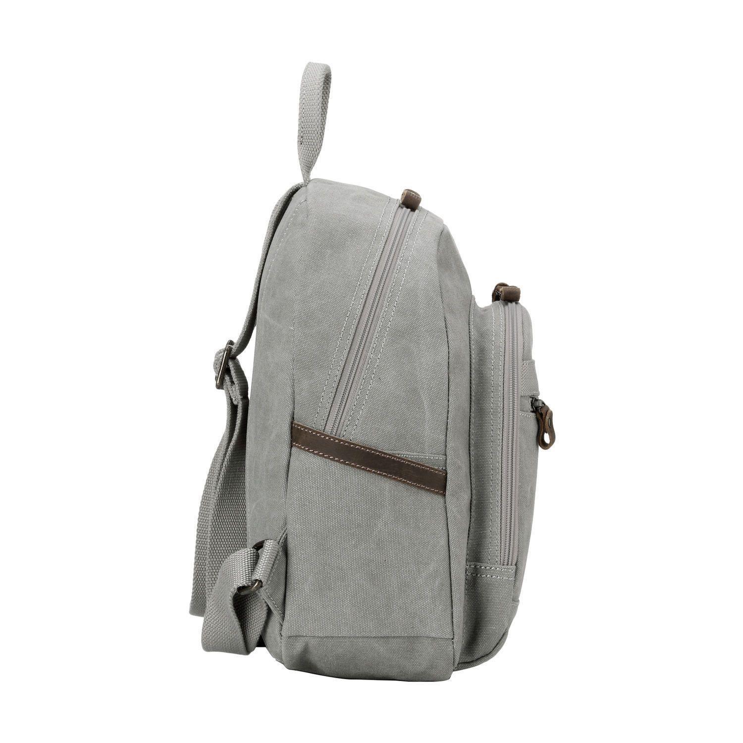 TRP0255 Troop London Classic Canvas Backpack Small - Durable School & Travel Backpack for Men & Women - Perfect for College, Commuting & Outdoor Adventures