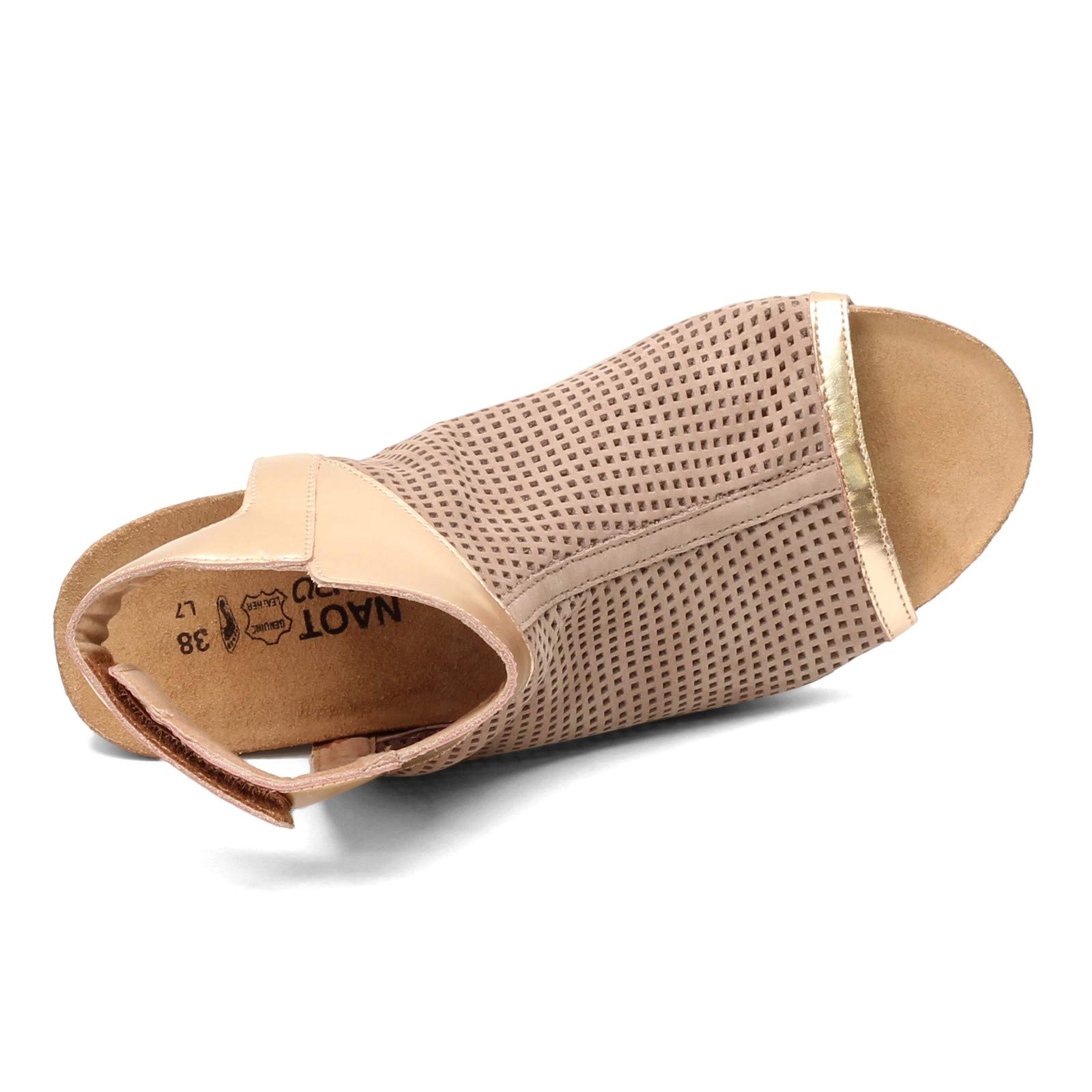NAOT Women's Oz Comfort Sandals - Lightweight & Supportive Leather Footwear for Walking, Travel & Casual Wear