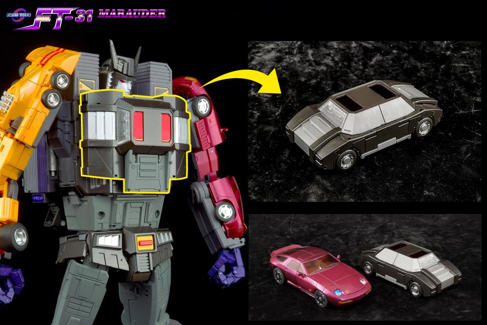 Fans Toys FT-31E Bandit Combiner Action Figure - Transformers Masterpiece Collectible Toy for Fans & Display Scenes