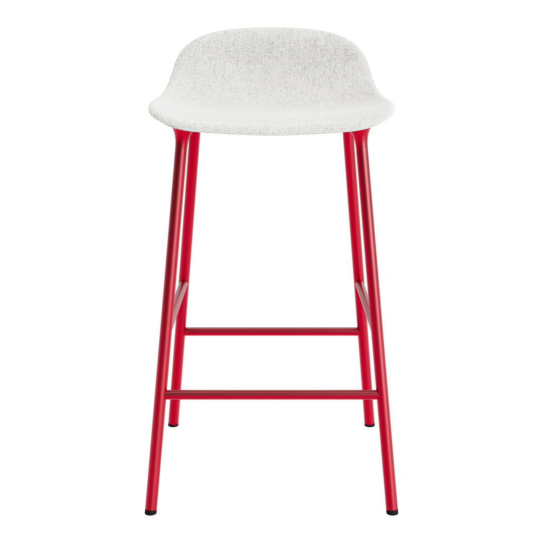 Modern Form Counter Stool with Sturdy Metal Legs & Comfortable Upholstered Seat - Perfect for Kitchen Islands, Breakfast Bars & Home Decor