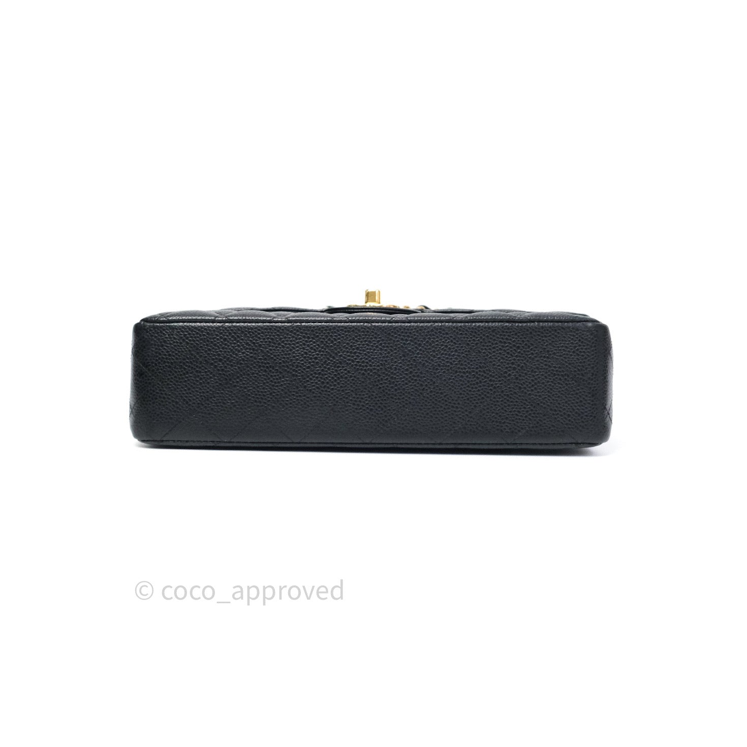 Chanel Classic Medium Double Flap Bag Black Caviar Leather with Gold Hardware - Luxury Handbag for Women, Perfect for Work, Evening Events & Special Occasions