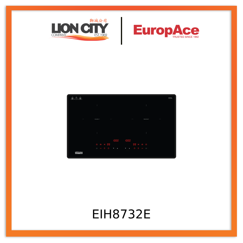 EuropAce EIH8732E 8 Series 29-inch Induction Cooktop with Magnetic Knob - Fast & Precise Cooking for Modern Kitchens | Perfect for Home Chefs & Small Spaces