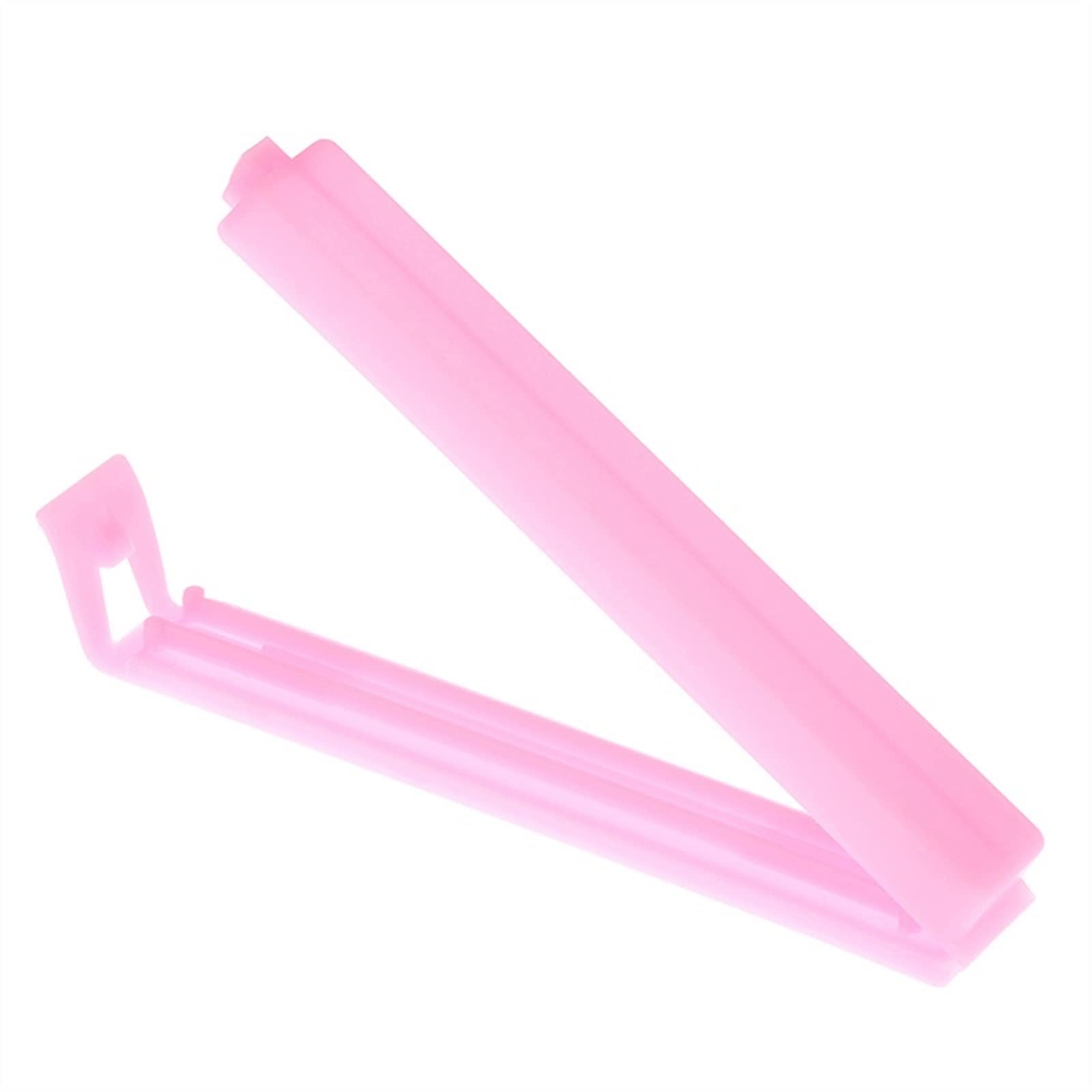 Fresh Food Bag Sealing Clips - Airtight Storage Clips for Kitchen, Snacks, Chips & Bread | Reusable Silicone Sealer Clips (Pink) - Perfect for Home, Office & Travel Use