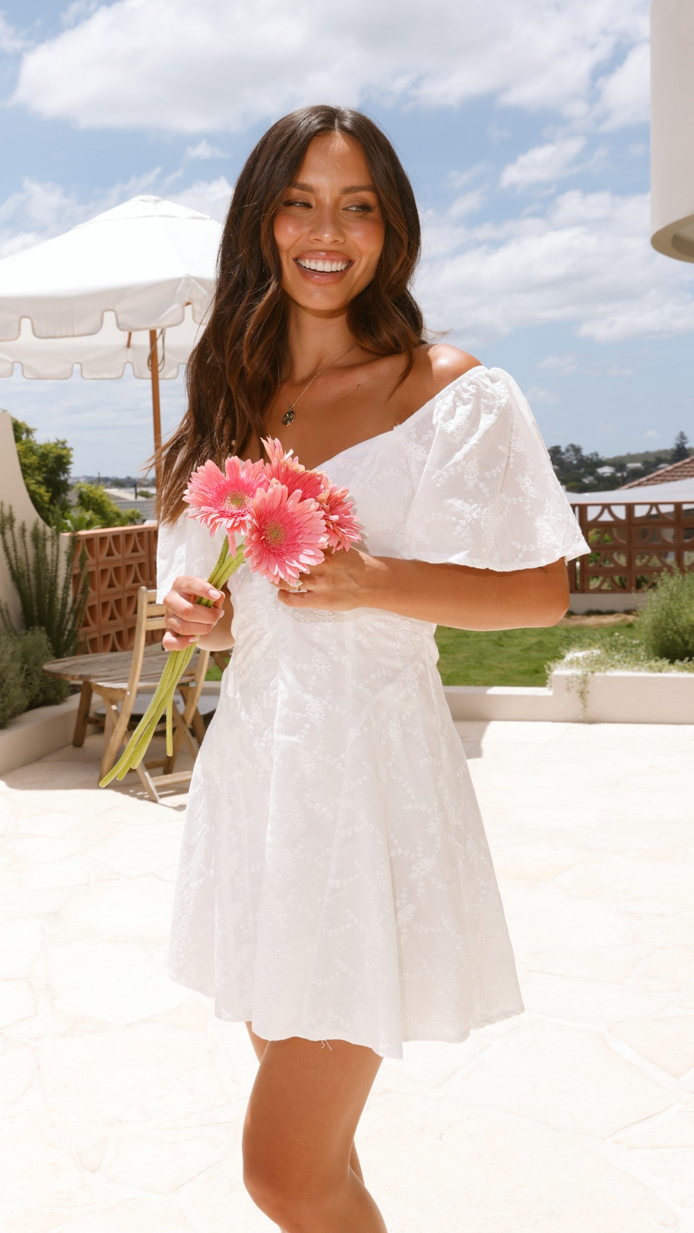 Leighton Mini Dress for Women - Elegant White Summer Party Dress | Perfect for Cocktail Parties, Weddings & Date Nights