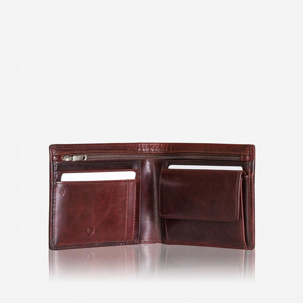 Jekyll & Hide Oxford Medium Billfold Wallet With Coin Pocket - Genuine Leather RFID Blocking Wallet for Men - Perfect for Travel, Business & Everyday Use
