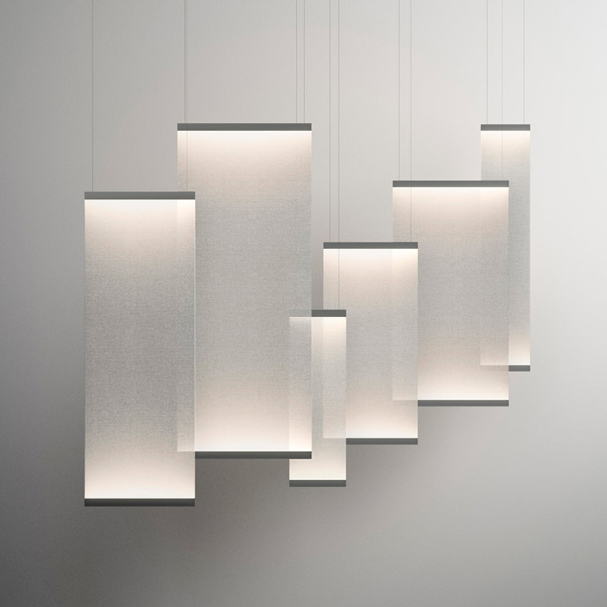 Modern Curtain Pendant Light Fixture - Elegant Hanging Chandelier for Living Room, Bedroom & Dining Room Decor - Perfect for Home, Cafe and Wedding Venue Lighting