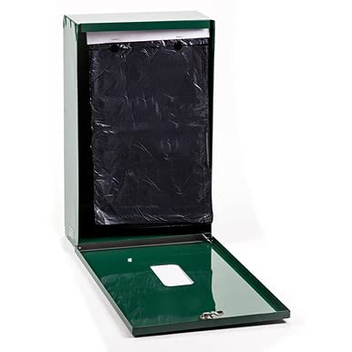 The Sentry® Dog Station - SINGLpul® Header Bag System with 400 Free Waste Bags & 25 Can Liners - Best Selling Pet Waste Station (500,000+ Sold in USA) - Perfect for Parks, Backyards & Dog-Friendly Spaces